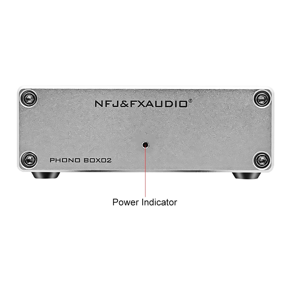 Фонограф FX Audio BOX02 LP проигрыватель виниловых записей Hifi Mini MM/MC предварительный