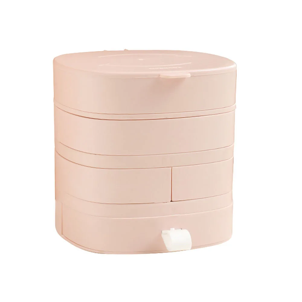 

Rotating Jewelry Box Multi-layer Storage Box Rotatable Large-capacity Storage Box Earrings Ring Jewelry Display Box