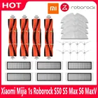 Чистые аксессуары Xiaomi 1 1S Roborock S5 S6 MAX S6, детали для пылесоса, моющаяся ткань для швабры, фильтр HEPA, основная щетка, боковая щетка