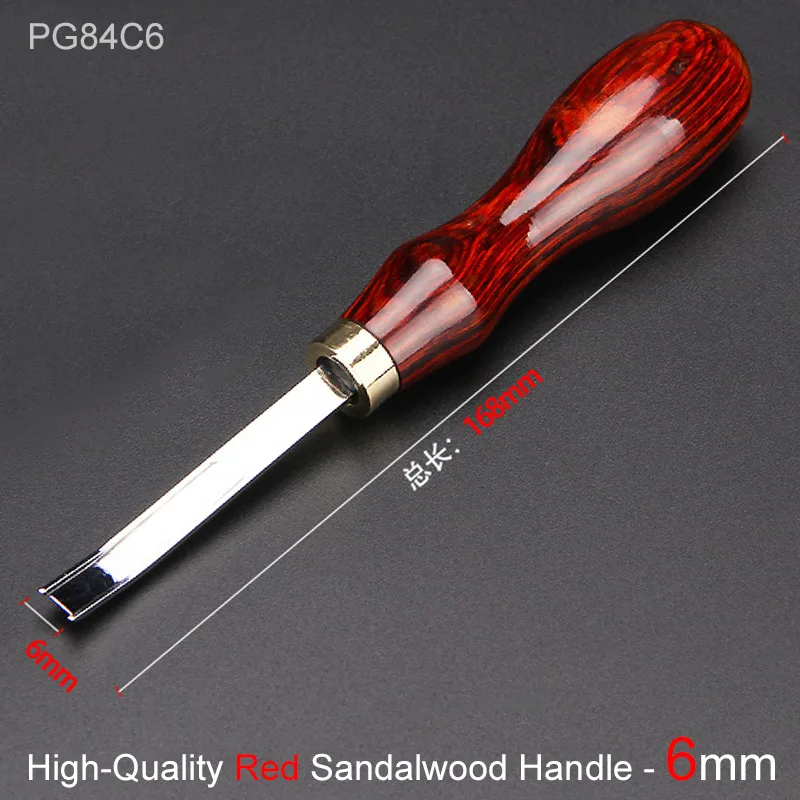 Red Sandalwood 6mm Кожа ремесло кромки истончение инструмент, Diy обрезки машина для изогнутого угла круглый Edger лезвие лопаты кожевенное ремесло широкий 10 мм - Цвет: Red Sandalwood 6mm