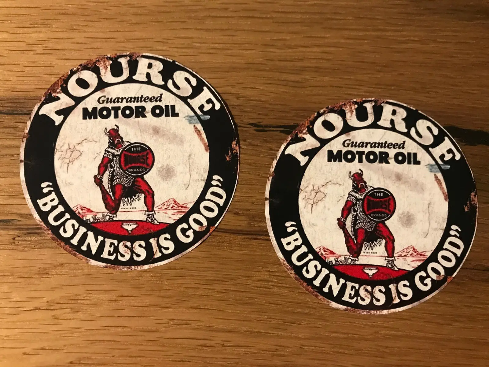 Винтажная масляная наклейка модель винтажная автомобильная гоночная машина