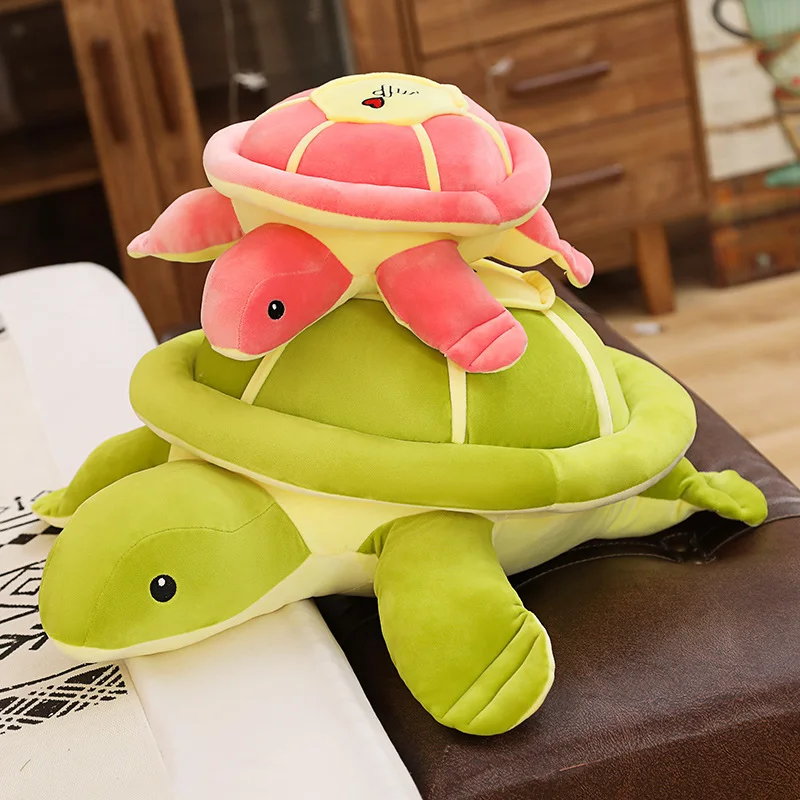 

Nice Hot 35cm-80cm Huggable Cute Tortoise Lovers Stuffed Plush Animal Turtle Pillow Toys Baby Doll Nice Christmas Gift for Girls