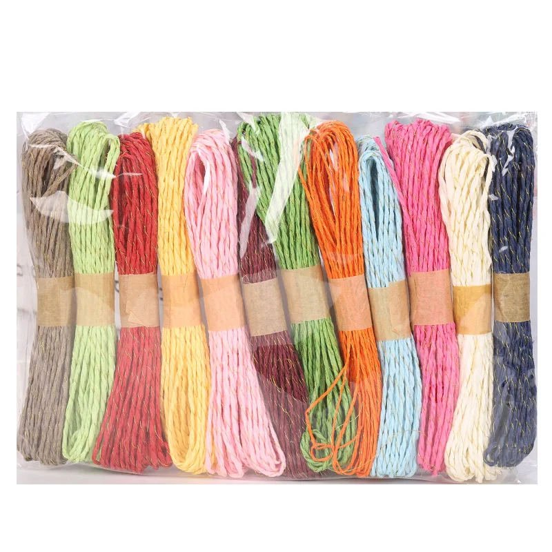 12 шт. цветная веревка для рукоделия 10 м