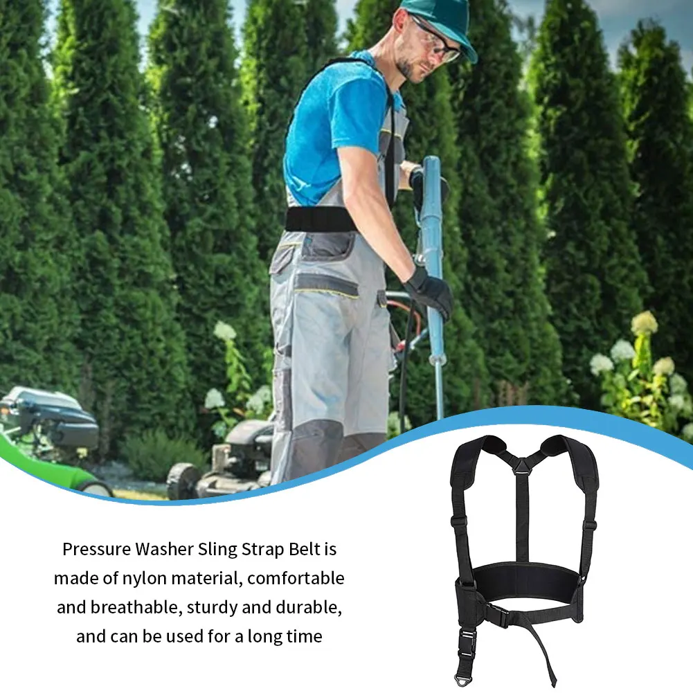 

Sling Strap Belt For Pressure Washer Sling Strap Belt Adjustable Telescoping Wand Support Harness Double Shoulder Strap