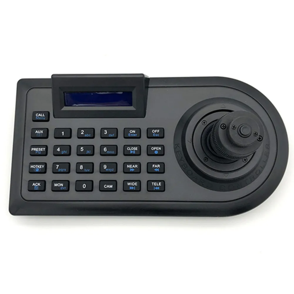 4-Осевая система безопасности CCTV Multi-function Joystick Keyboard Controller RS485 LCD Display для управления камерой High Speed Dome PTZ.