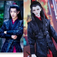 the untamed wei wuxian xiao zhan bjd doll clothes hunting game set custom made 70cm 13 male boy bjd chinese ancient costume