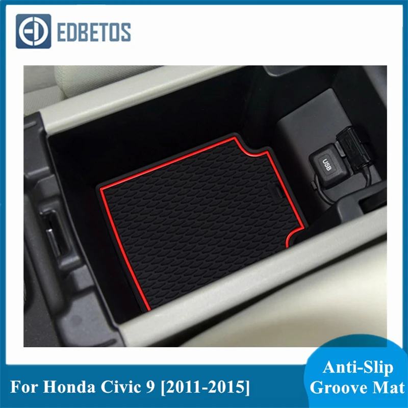 Противоскользящий коврик для Honda Civic 9 2011 2012 2013 2014 2015 подставка под ворота