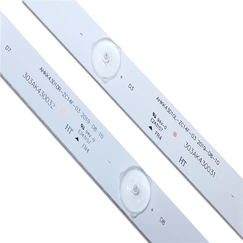 100%NEW 8Pieces/lot 5LEDS 840mm LED backlight strip for Led-43b550 LCD AHKK43D10R/ l-zc14f-03 303AK430032 | Компьютеры и офис