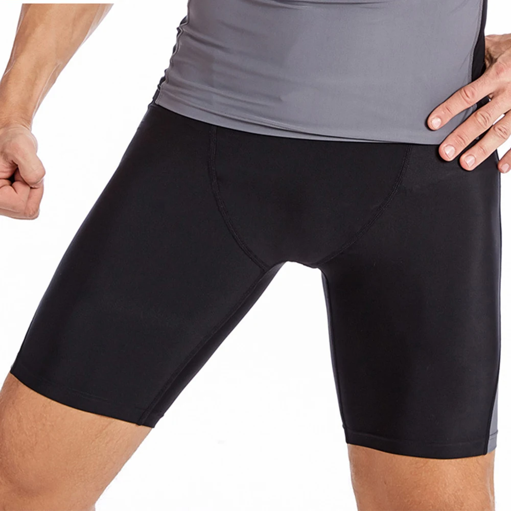 New Men Rash Guard Lycra Quick Dry Swimsuit Surf Sunscreen UV Protection Rash Guard Surf Suit Tight Beach Shirt Short Trunk