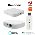 Беспроводной проводной USB-шлюз Tuya ZigBee, хаб для умного дома, управление умным домом, Alexa Google Home
