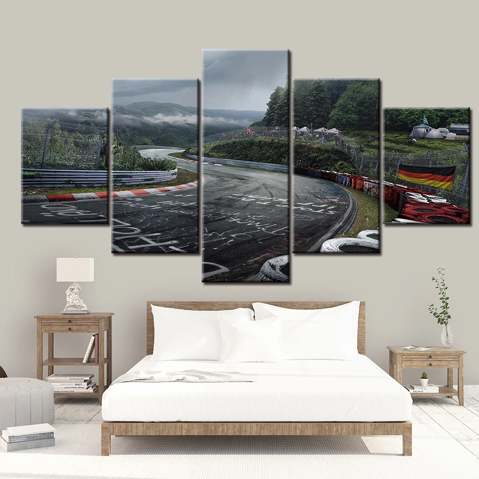 Wall Art современный Декор для дома Популярные модульная 5 шт. Стиль большой плакат