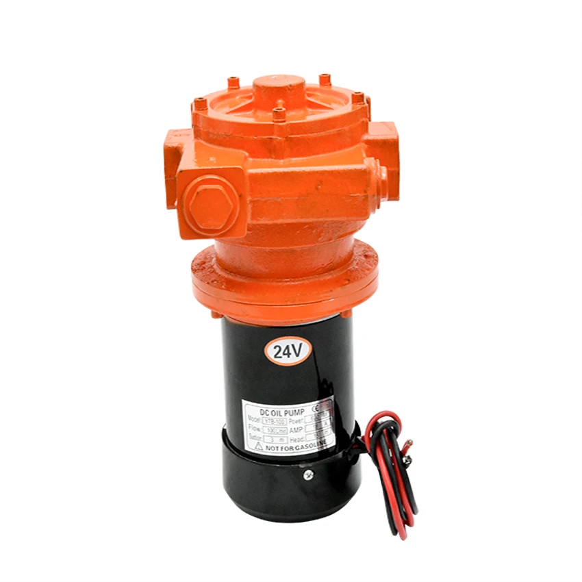 YB-100 12V/24V Large Flow Self-priming Electric Pump 650W High Power Fuel Transfer For Pumping Diesel Oil 3100rpm 90L/min | Обустройство