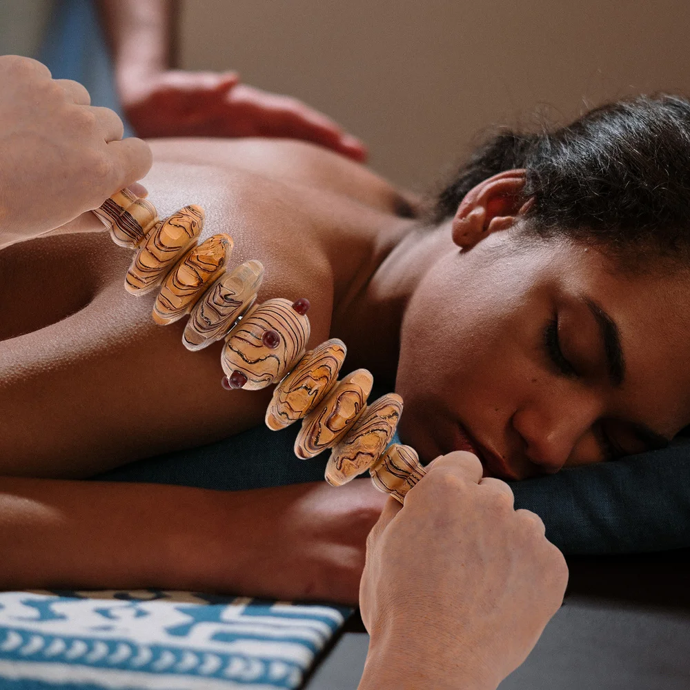 

2pcs Practical Abdominal Massagers Stick Meridian Stick Recovery Tools