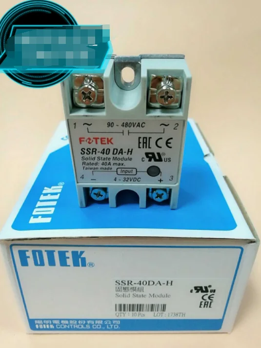 1 шт. Fotek SSR 40DA H SSR40DAH реле 40A в коробке новый|Автоматизация зданий| |