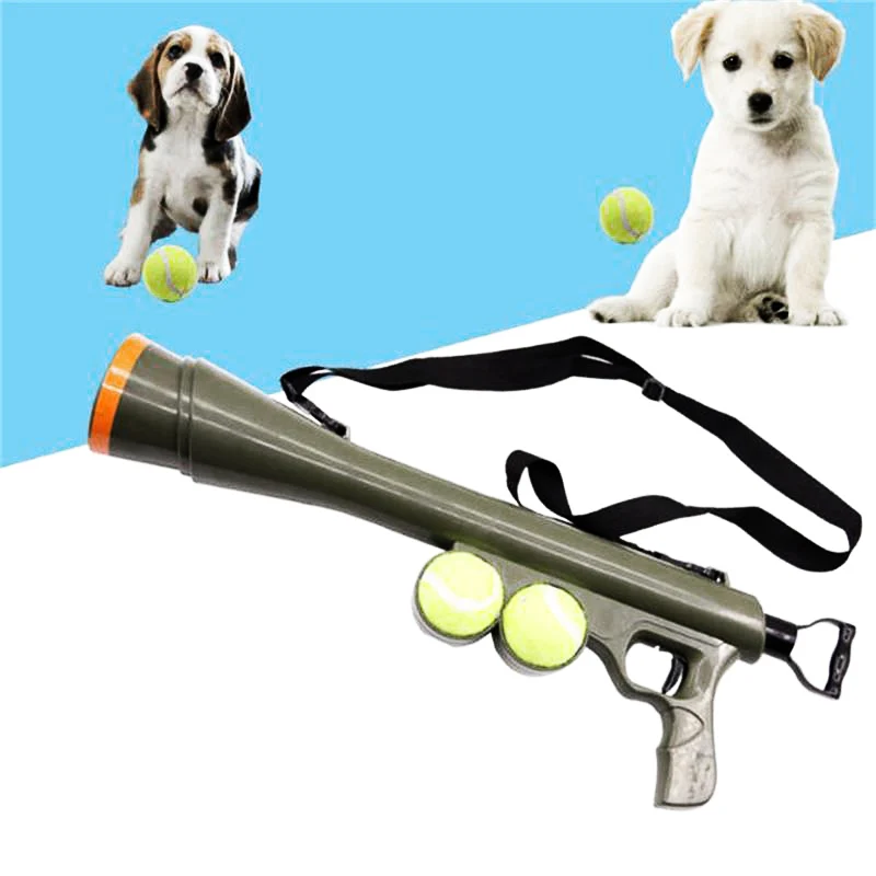 Старт петс gg купить. Пушка для собак мячик. Игрушка для собак стреляющая мячиками. Стрелялка мячами для собак.