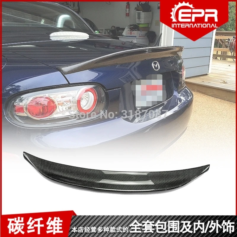 Для MX5 NC нацэкс реестр Miata EPA Тип 3 2009-2015Carbon волокно задний спойлер на крыло крышу