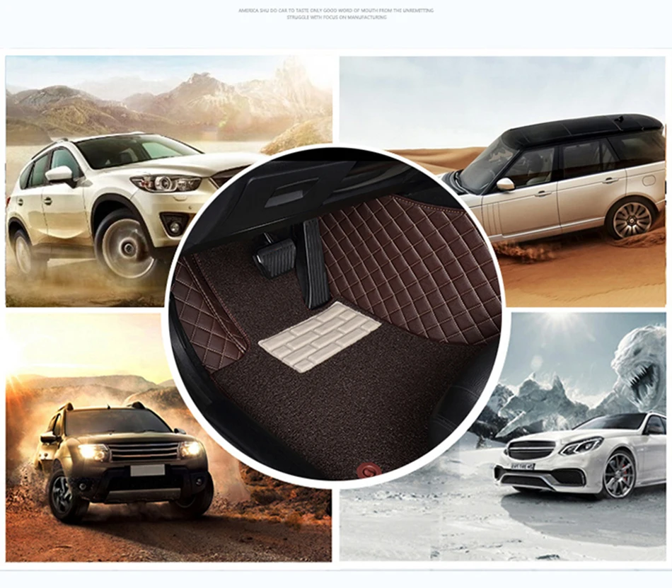 Пользовательские автомобильные коврики для Toyota Corolla Camry Rav4 Auris Prius Yalis Avensis Alphard 4Runner Hilux highlander sequoia коврик