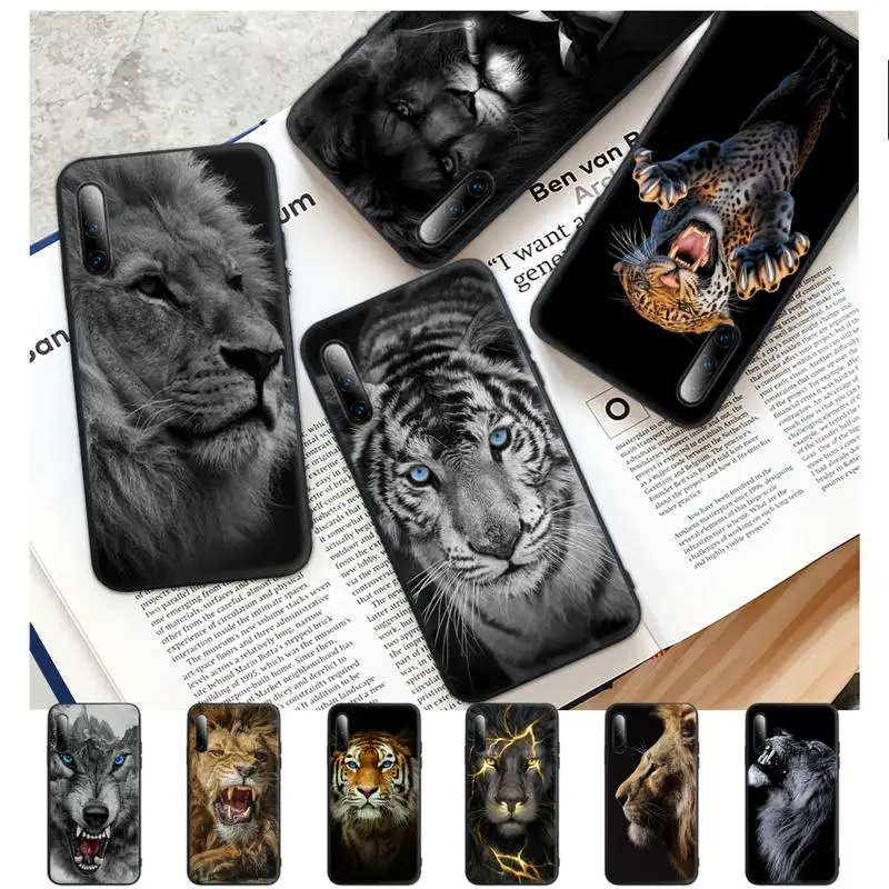 

Wolf Lion Animal Funda Phone Case For Redmi Note 6 8 9 10 Pro 10 9s 8t 7 5A 5 4 4x Silicone Cover