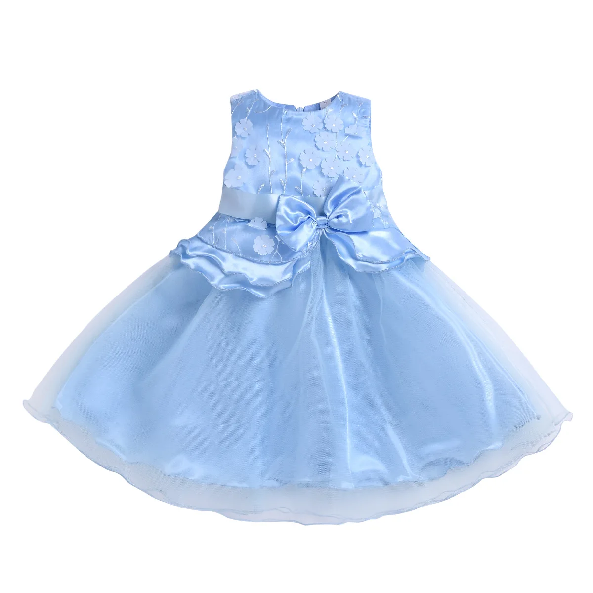 

Toddler Kids Dresses For Girls Sleeveless Bow Lace Tutu Dress Vestido Baby Girl Clothes Children Princess Dress Summer Outfits
