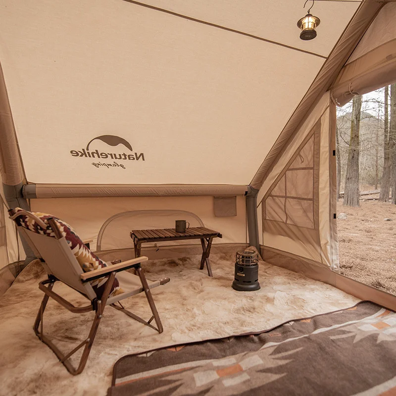 Палатка надувная Naturehike Air 6 3 хлопок водонепроницаемая |