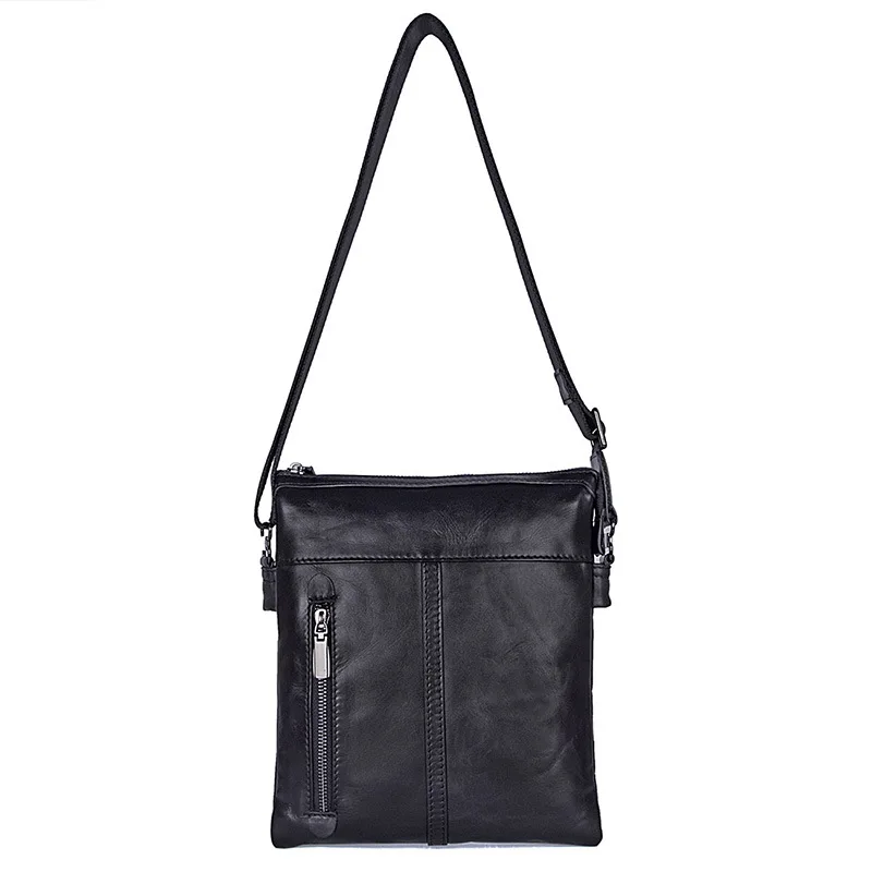 

Men's Handbag Leather Bag Shoulder Messenger Bag Leisure Retro Multi-functional Handbag High Quality Small Flap Messenger Bag