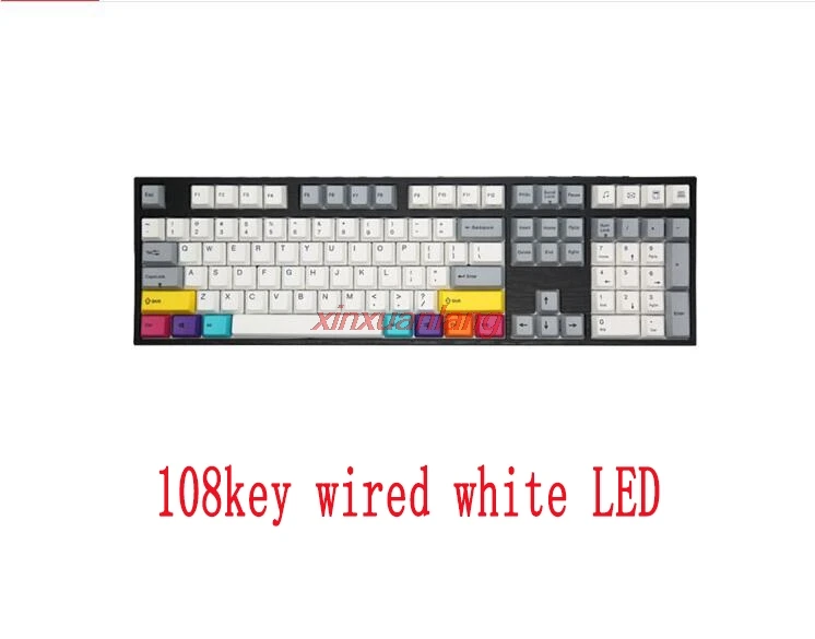 

Varmilo VA108M CMYK Wired Mechanical Keyboard White LED Cherry MX Switch