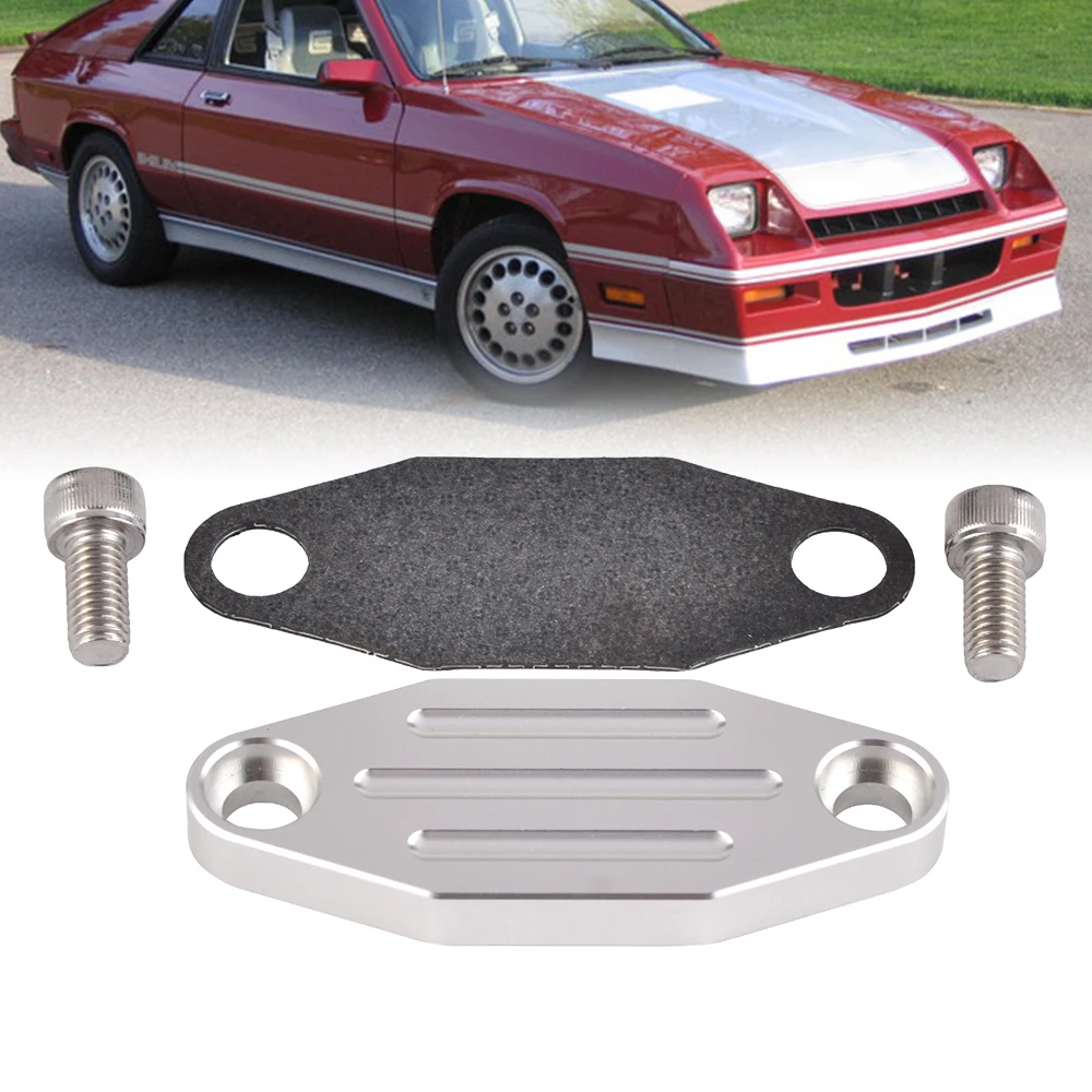 

EGR Delete with Gasket Stainless Steel Pan Head Allen FOR Ford F150/250/350 1987-1996 4.9, 1985-1996 5.0, 1987-1996 5.8 W 72649