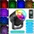 RGB диско-шар со звуковой активацией, праздничный светильник для дискотеки, светодиодный прожектор, Стробоскопическая Лампа для дня рождения, вечеринки, караоке, бара, Рождества - изображение