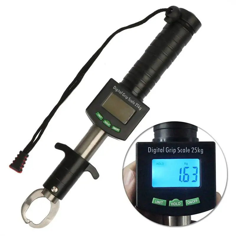 Цифровой захвата рыбы 25 кг/55Lb Портативный электронный Управление губы снасти