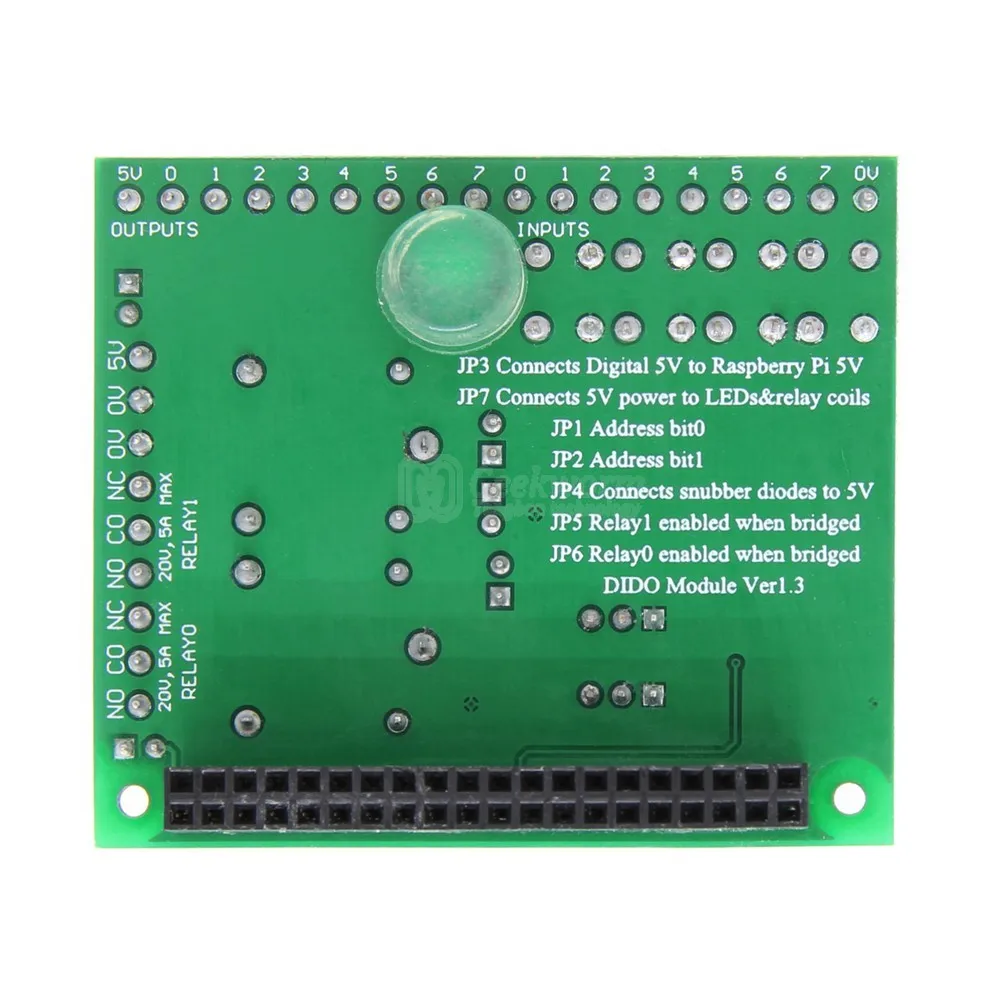 Плата расширения вывода цифрового входа Raspberry Pi 4 модуль DIDO для Model B / 3B + (3B Plus) 2B A