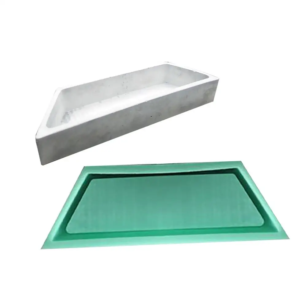 Бетонный садовый горшок форма комбинированный цветочный силиконовая для