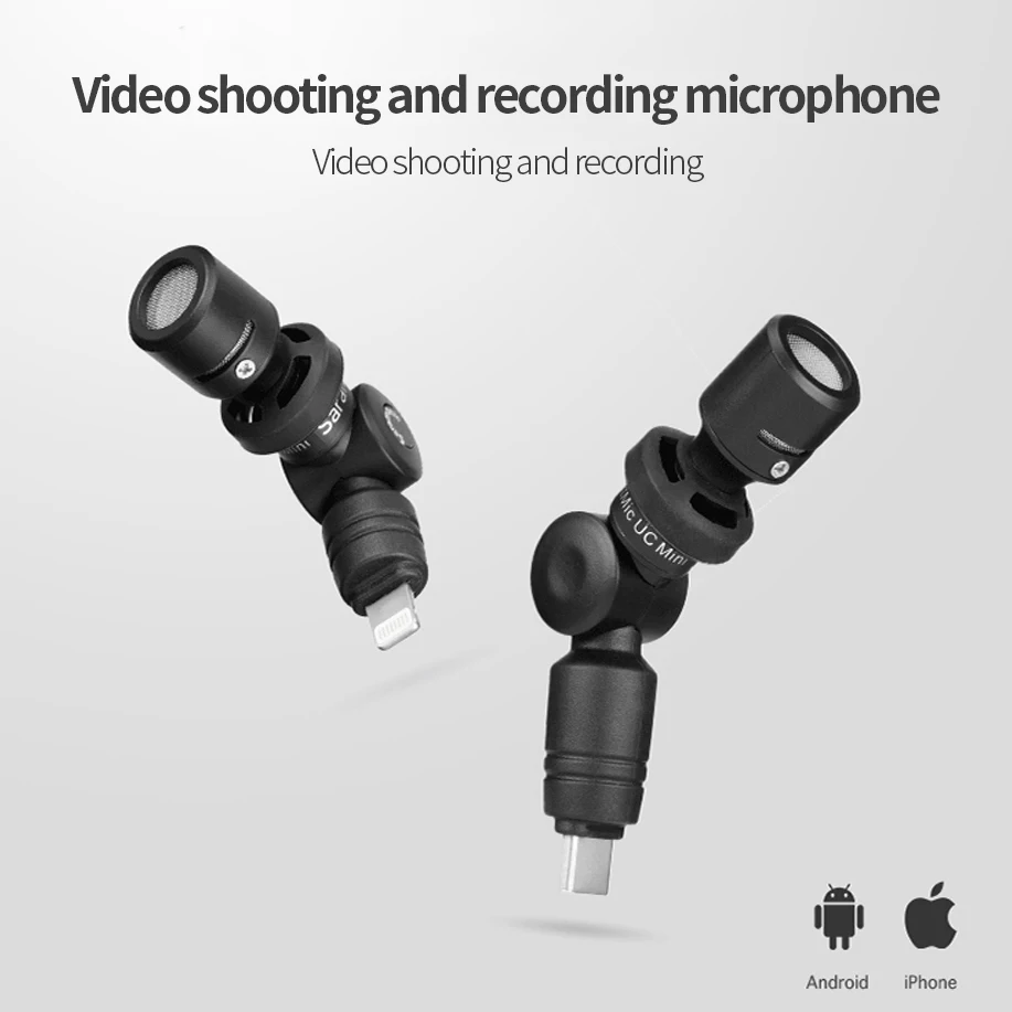 Мини-микрофон Saramonic Di UC умный микрофон с интерфейсом Lightning Type C для смартфонов iPhone