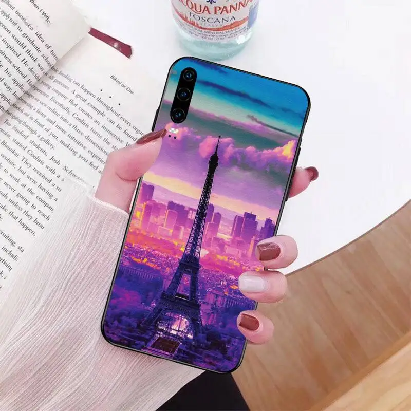 Чехол для телефона CUTEWANAN с изображением Эйфелевой башни в Париже Huawei Honor 20 10 9 8 8x 8c