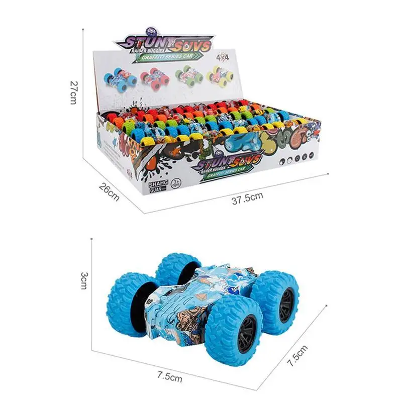 

Child Friction Powered Fall-resistant Rotate 360 Degrees Inertial Double-sided Stunt Car Off-road Vehicle Toy Model