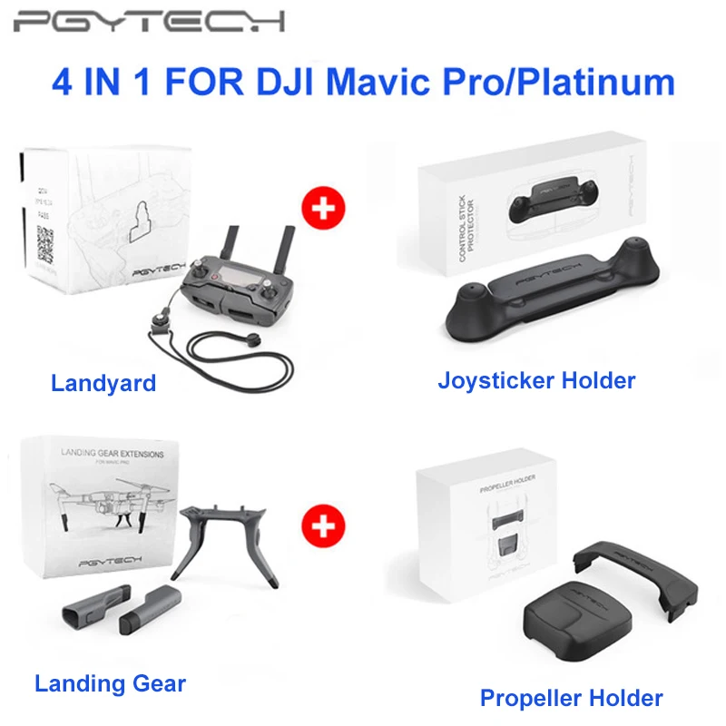 PGYTECH DJI Mavic Pro/ Platinum держатель пропеллера защитный чехол для пульта дистанционного