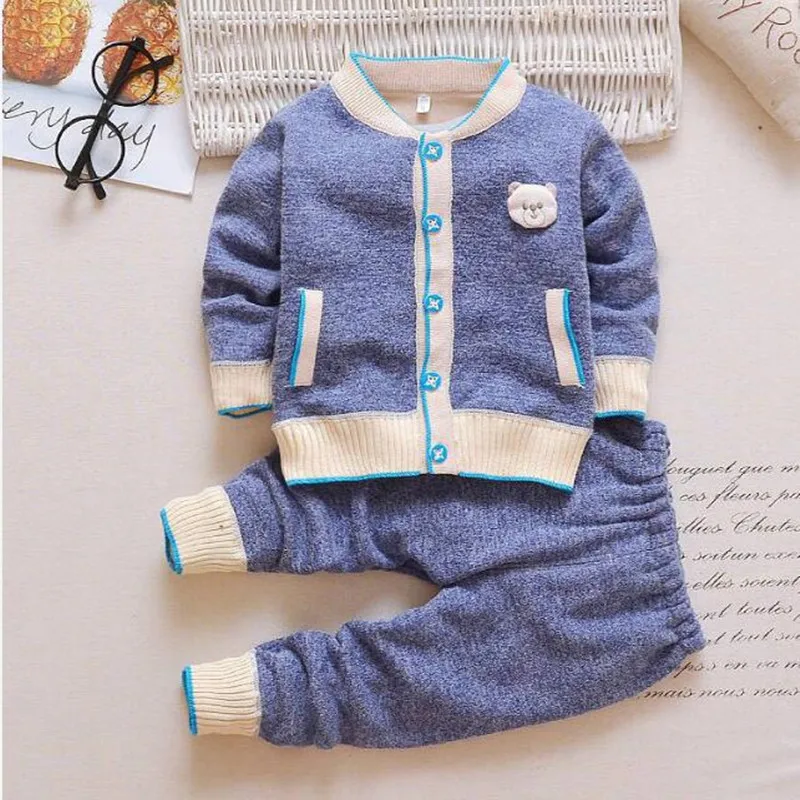 2020 baby girls/boys thick warm sweater set toddler clothes children clothing sets Kids Autumn winter christmas outfits | Детская одежда