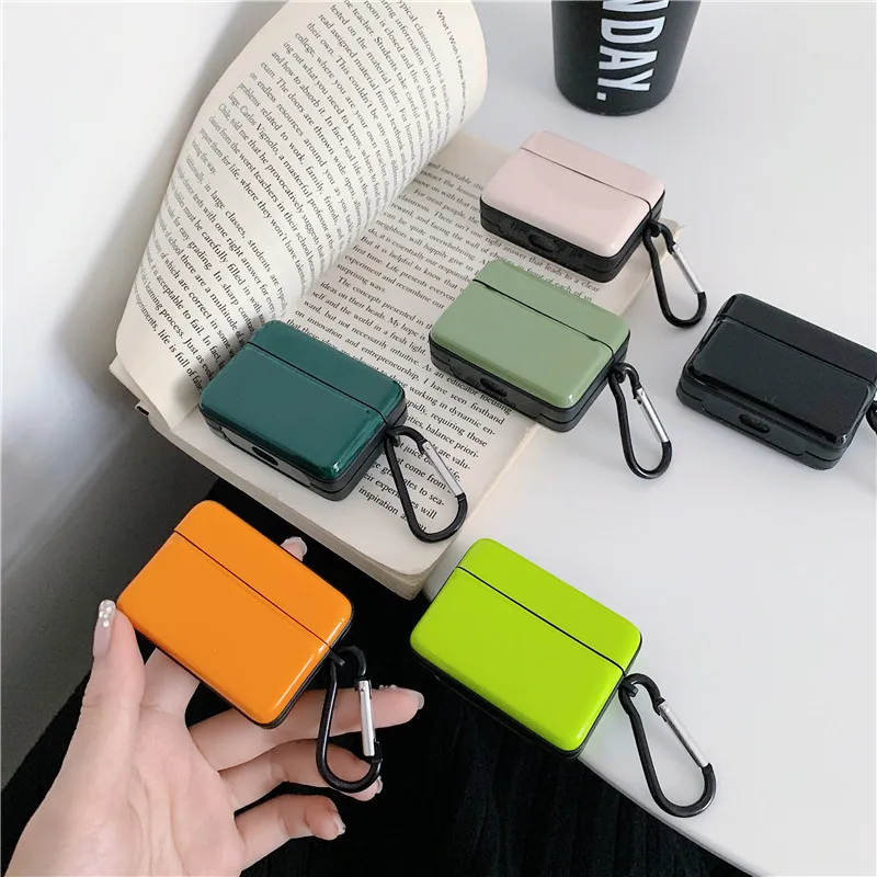 

Fresh and pure color protect Case For Apple Airpods 2 1 3 Charging compartment case Cute Vintage Floral Cover For AirPod Pro 3