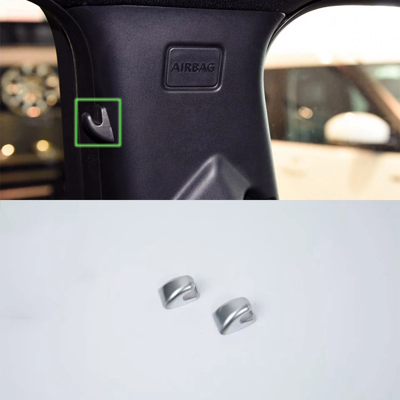 

Auto Accessories Inner Door Trims Hook Cover 2Pcs Car Styling Accessories for Land Rover Discovery Sport 2017