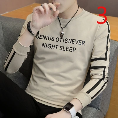 

Autumn 2019 new men's high collar bottoming shirt men's white Korean version