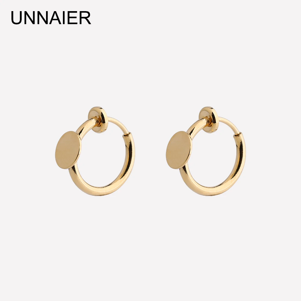 

UNNAIER Clip-on Hoop For Women Parts Diy Jewelry Charm For Making Findings Materials Accessories Supplies