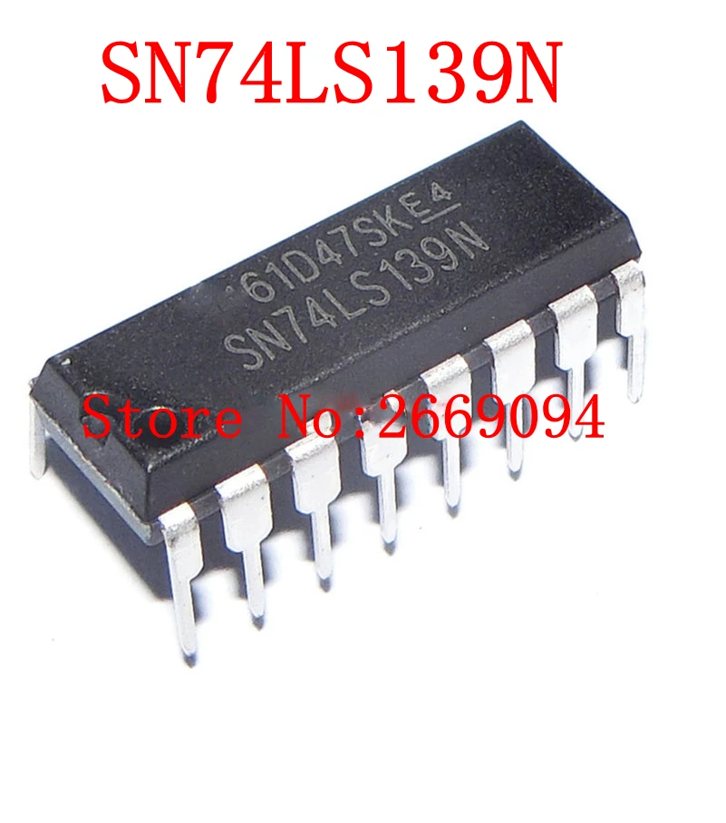 5 шт./10 шт./50 шт./100 шт./500 шт. SN74LS139AN DIP 16 SN74LS139N DIP16 74LS139N 74LS139 HD74LS139P 74LS139P Бесплатная