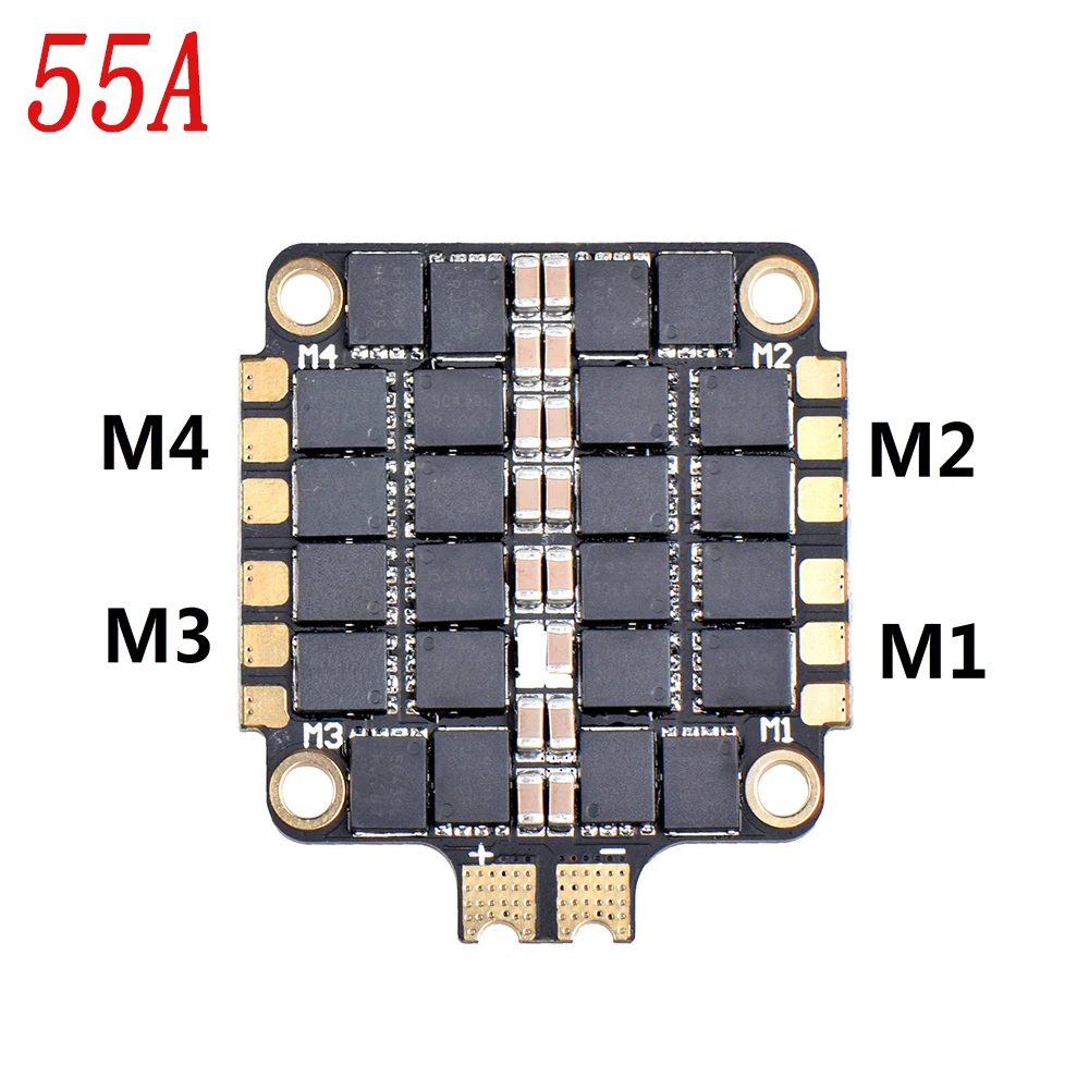 Контроллер скорости 40A / 55A 2 6S 4 в 1 ESC blheli _ S плата с поддержкой Dshot150 Dshot300 Dshot600 для FPV