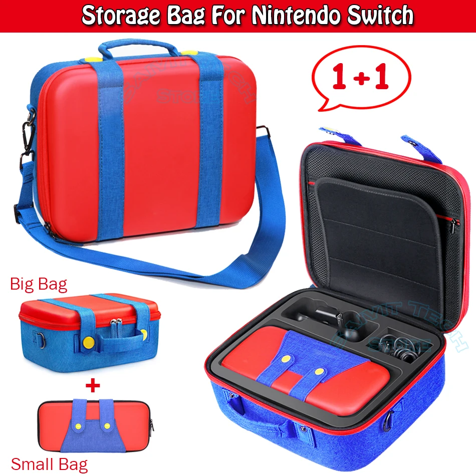 

Cute&Deluxe Travel Carrying Case Protective Portable EVA Hard Bag Compatible With Nintendo Switch for Mario&Animal Crossing