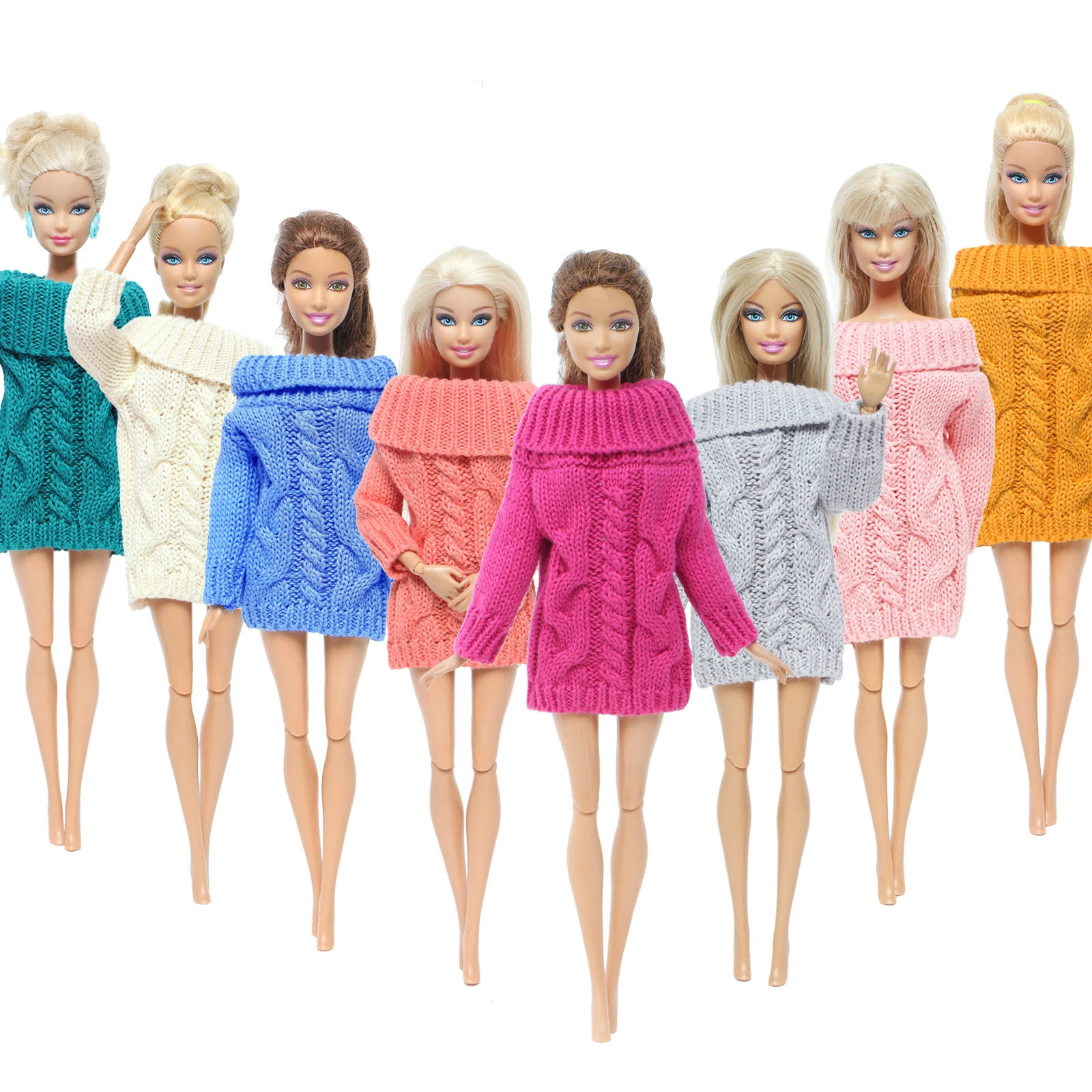 Разноцветное пальто кукла ручной работы из чистого хлопка Высококачественный