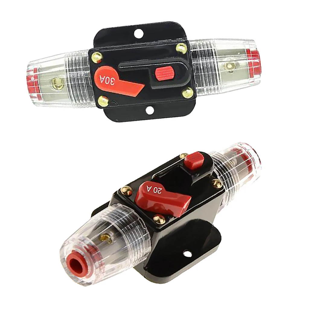 2 шт. DC12V автомобильный стерео аудио встроенный выключатель предохранитель