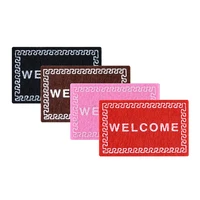 112 dollhouse miniature accessories 1 pc mini rugs dolls house welcome print blankets