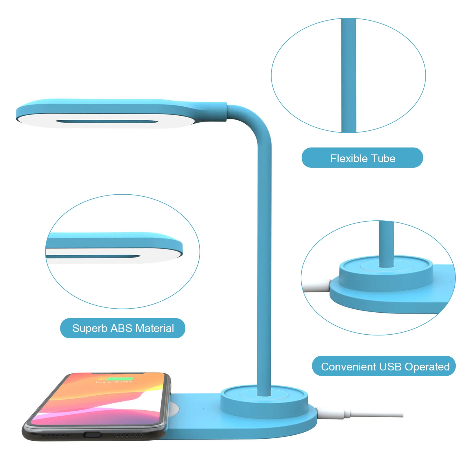 Светодиодная настольная лампа без сердечника с чувствительным сенсорным