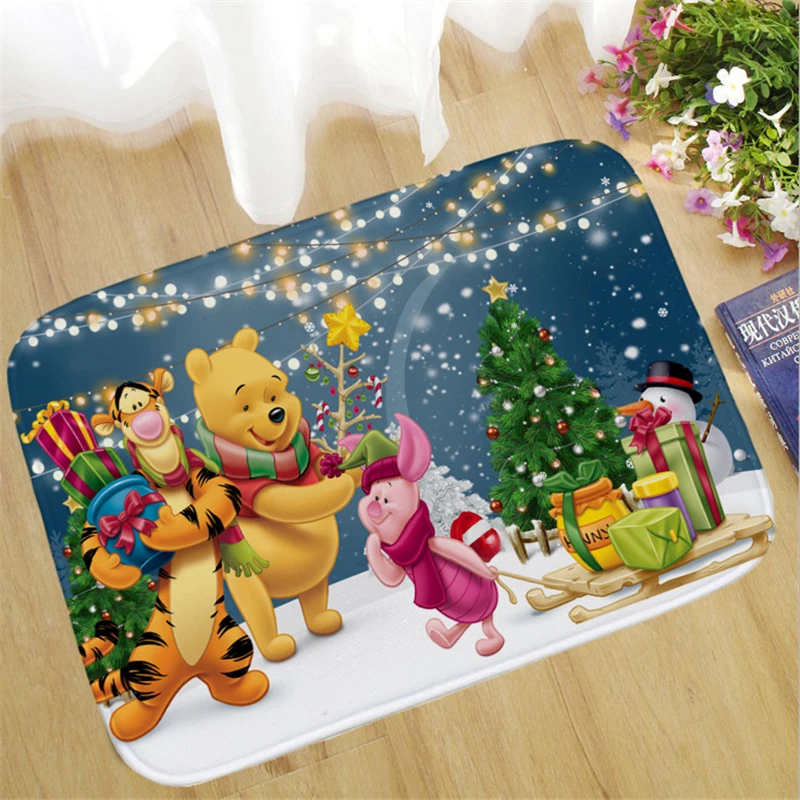 

Disney Winnie the Pooh Non-Slip Bathroom Rug Kitchen Mat Carpet for Living Room Floor Carpet Home Decoration