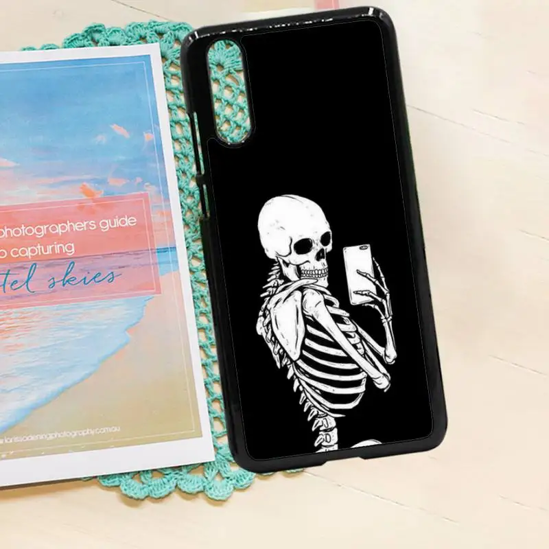 

Funny skull rose Phone Case PC for iPhone 11 12 pro XS MAX 8 7 6 6S Plus X 5S SE 2020 XR