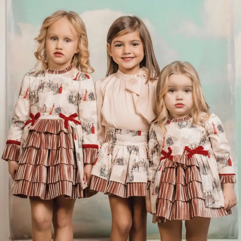 Распродажа Винтажная детская одежда Праздничное платье принцессы в испанском